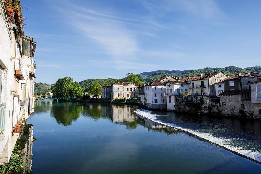 Vue de Saint-Girons, Ariège