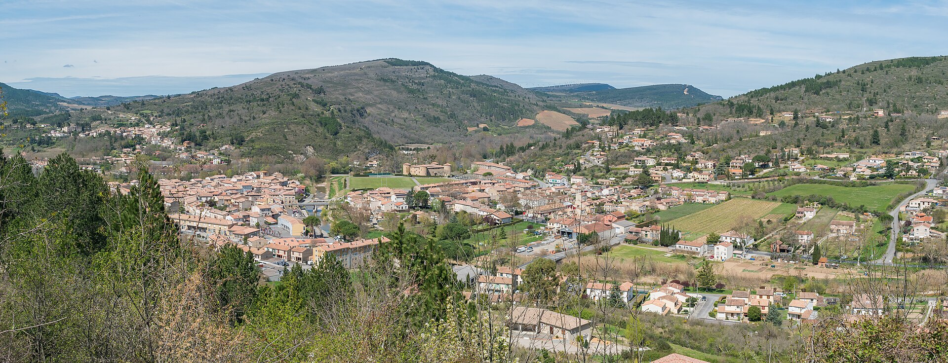 Vue de Couiza.